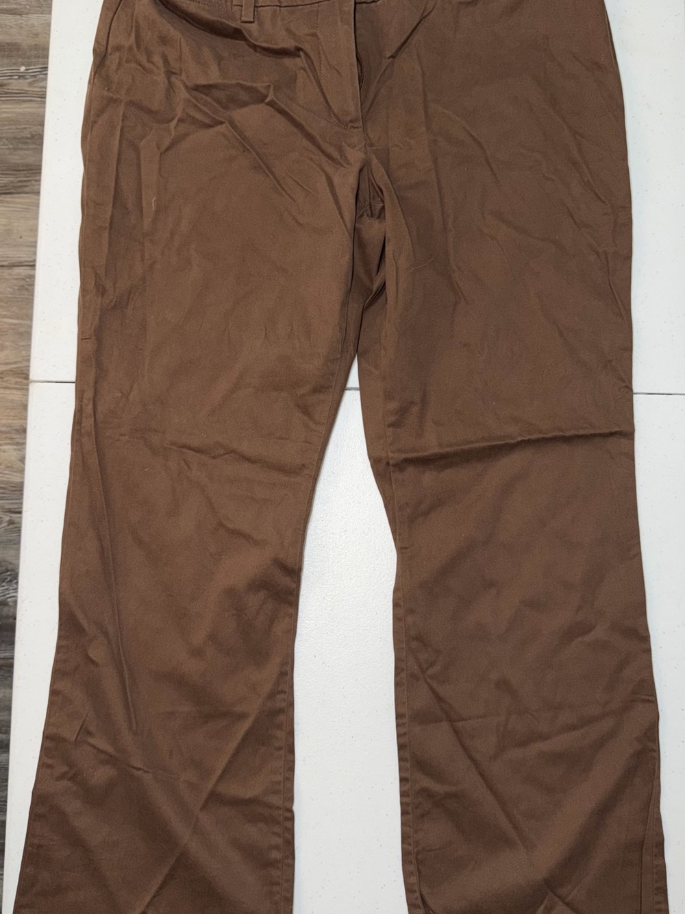 LOFT Brown Straight-Leg Women's Pants